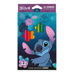 Trojhranné pastelky Colorino Stitch Jumbo 12ks